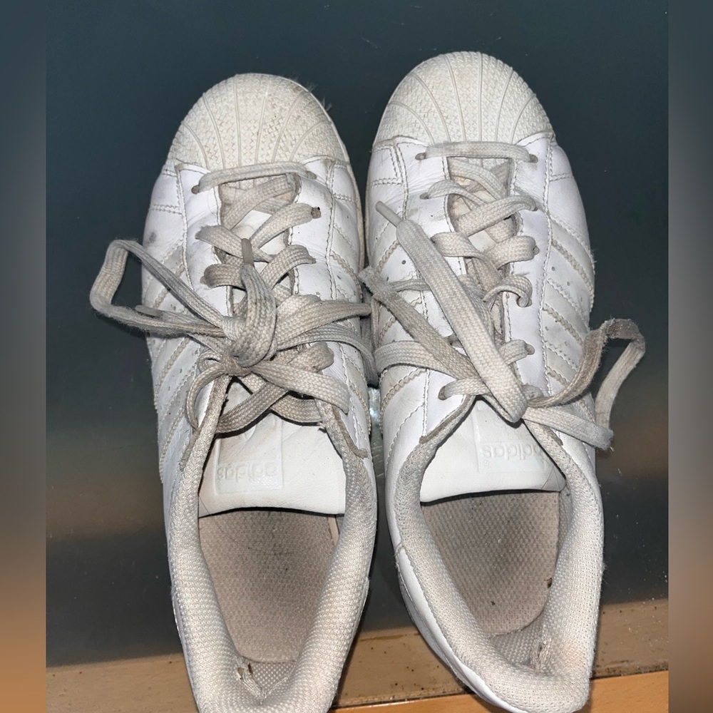 Adidas Super Star Sneakers. Used but good condition.